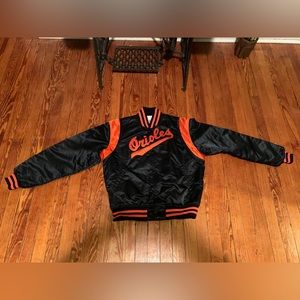 Large Vintage Baltimore Orioles Diamond Collection Starter Jacket MLB Baseball